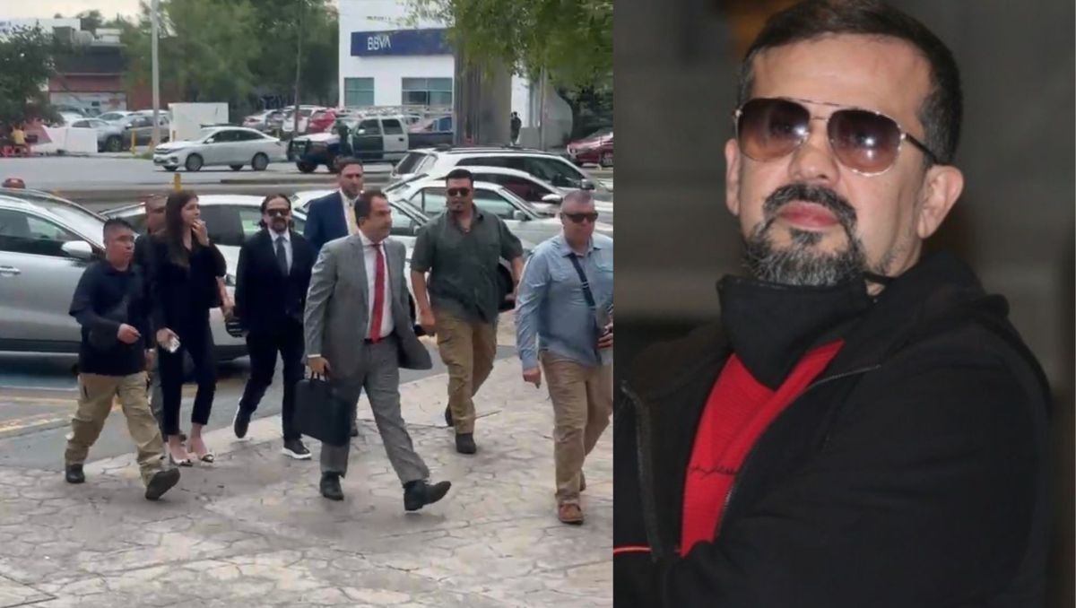 El músico estaba acompañado de su equipo legal. Ileana González y Especial