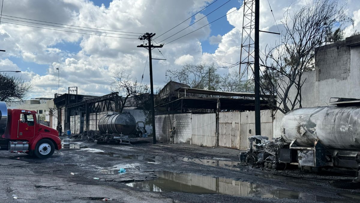 La zona fue resguardada por elementos de la policía municipal para evitar riesgos | Fernanda Pérez