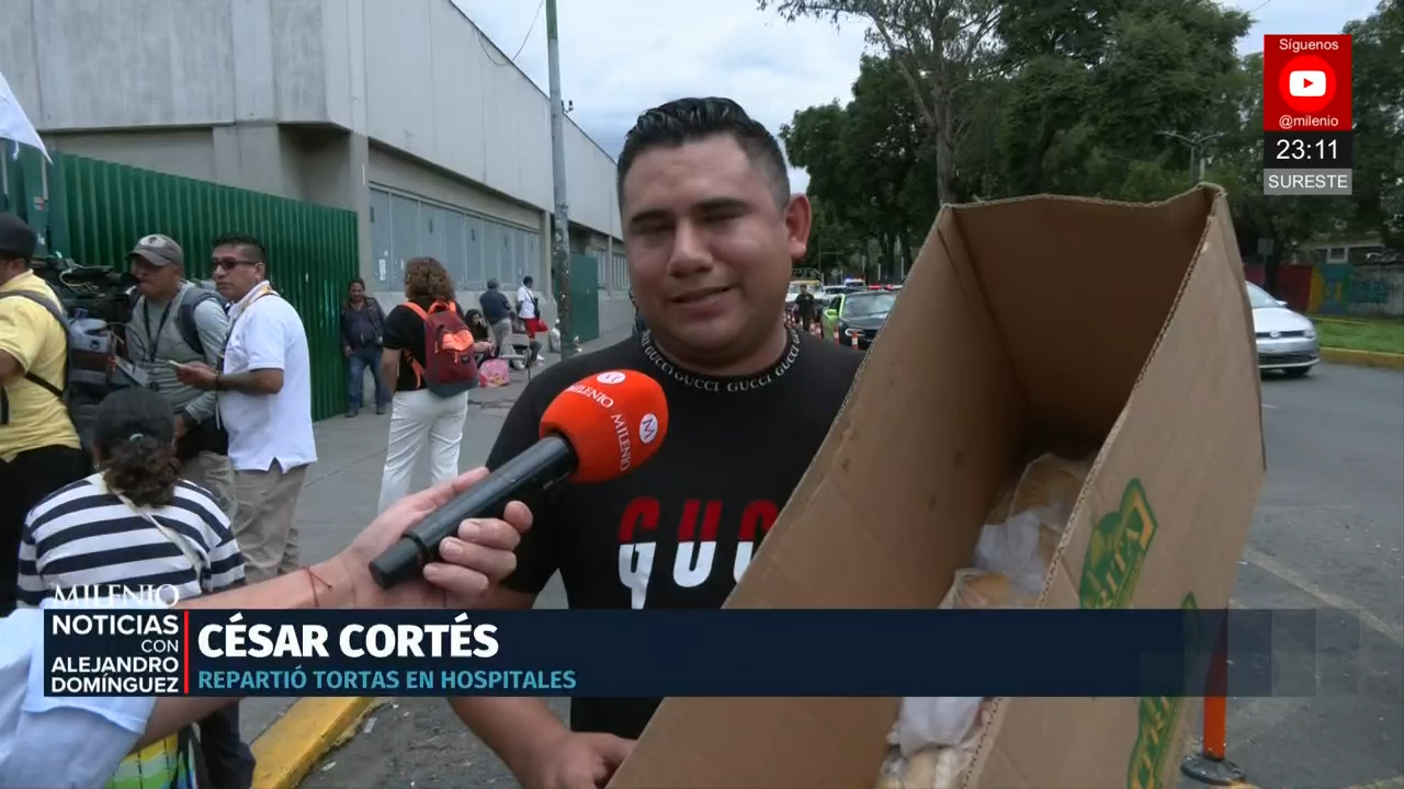 Ciudadanos apoyan a familias afectadas por explosión en Iztapalapa
