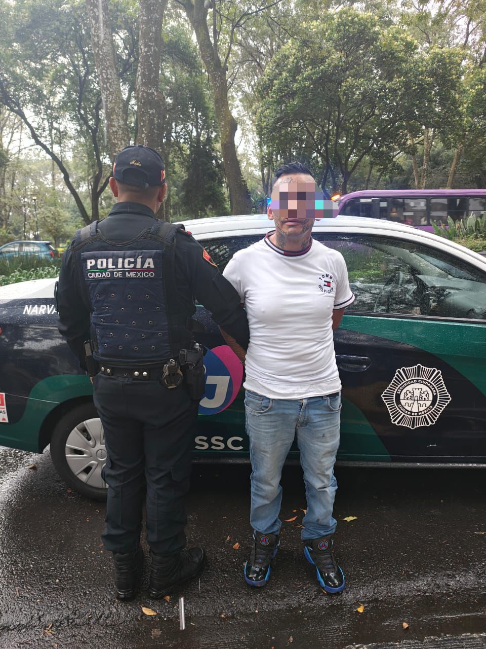 Detención de presunto asaltante por elementos de Blindar BJ 360° y SSC | Especial