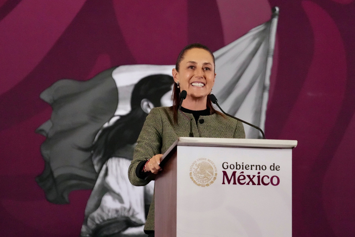 Sheinbaum explicó que uno de los principales logros de su gobierno es la reducción de la pobreza. (Foto: especial)