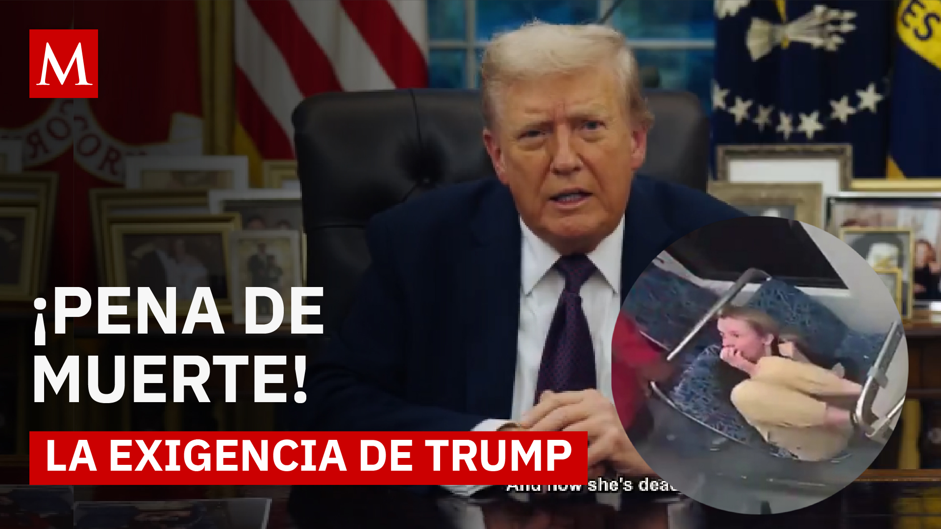 Trump exige pena de muerte tras apuñalada a refugiada ucraniana en tren de EE.UU.