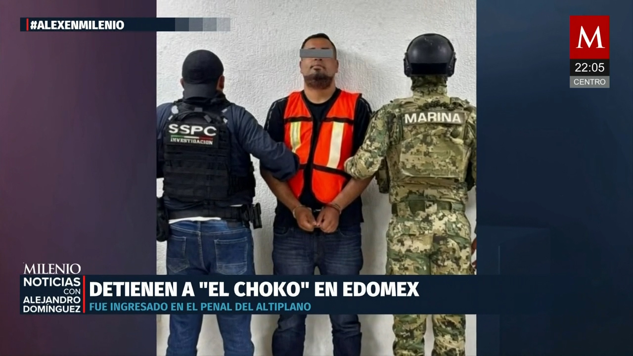 Ingresan a 'El Choko', presunto líder de La Chokiza, al penal del Altiplano, Edomex