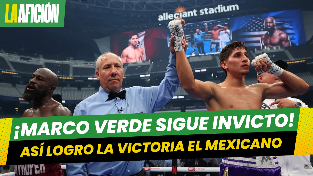 ¡Sigue invicto! Marco Verde domina y derrota por nocaut técnico a Sona Akale en Las Vegas