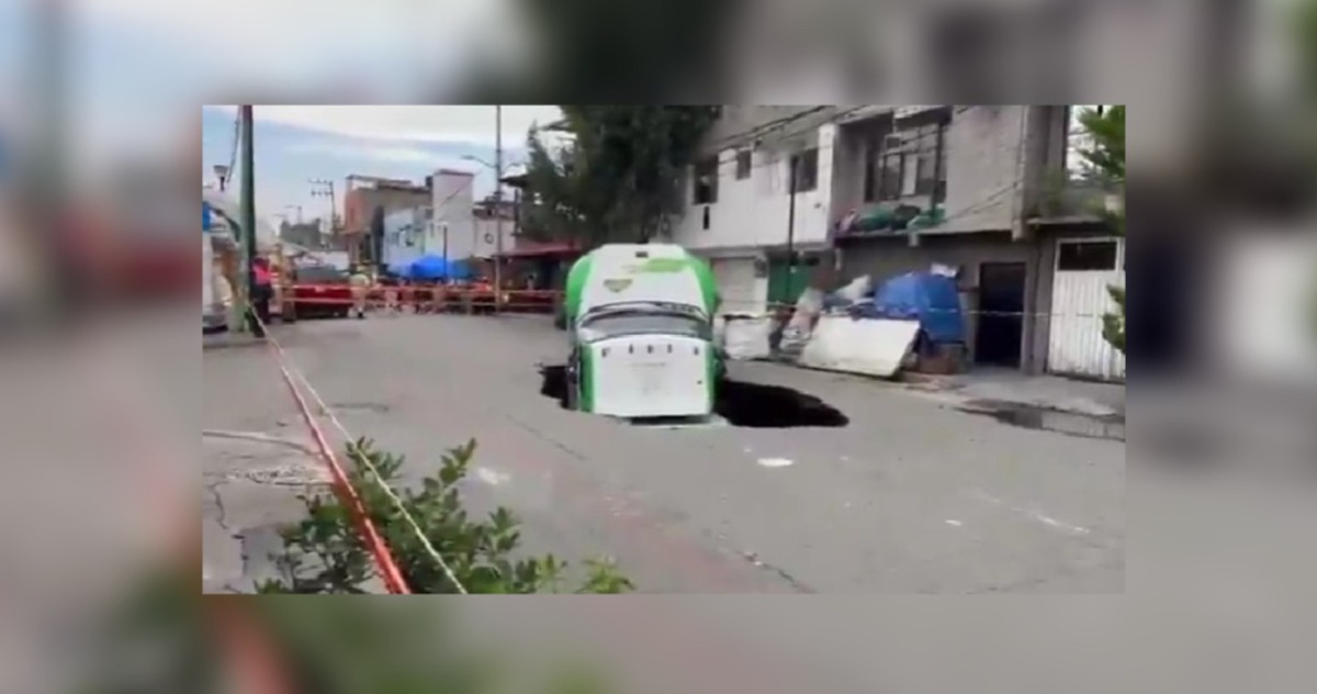 La alcaldía Iztapalapa informó que tras el incidente no hubo personas lesionadas.