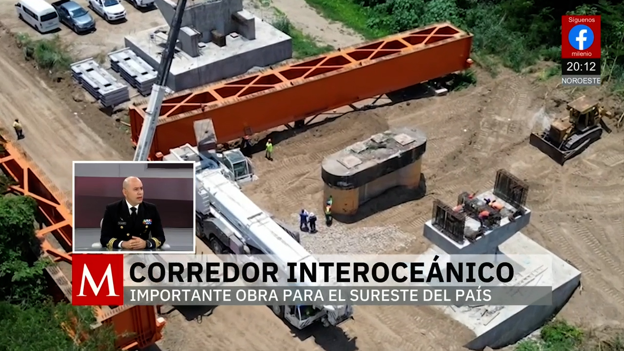 Capitán Ely Villalobos habla sobre avances del Corredor Interoceánico en entrevista con Milenio