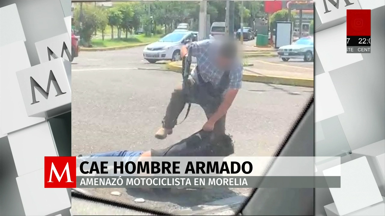 Detienen a guardia de seguridad en Edomex por amenazar con arma larga a motociclista tras choque