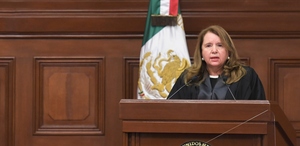 La ministra Loretta Ortiz fue investida como parte de la Suprema Corte al inicio del año. | Cuartoscuro