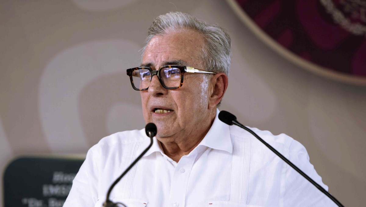 Rubén Rocha Moya agradeció el profesionalismo de los artistas que estaban contemplados. (Foto: Cuartoscuro)
