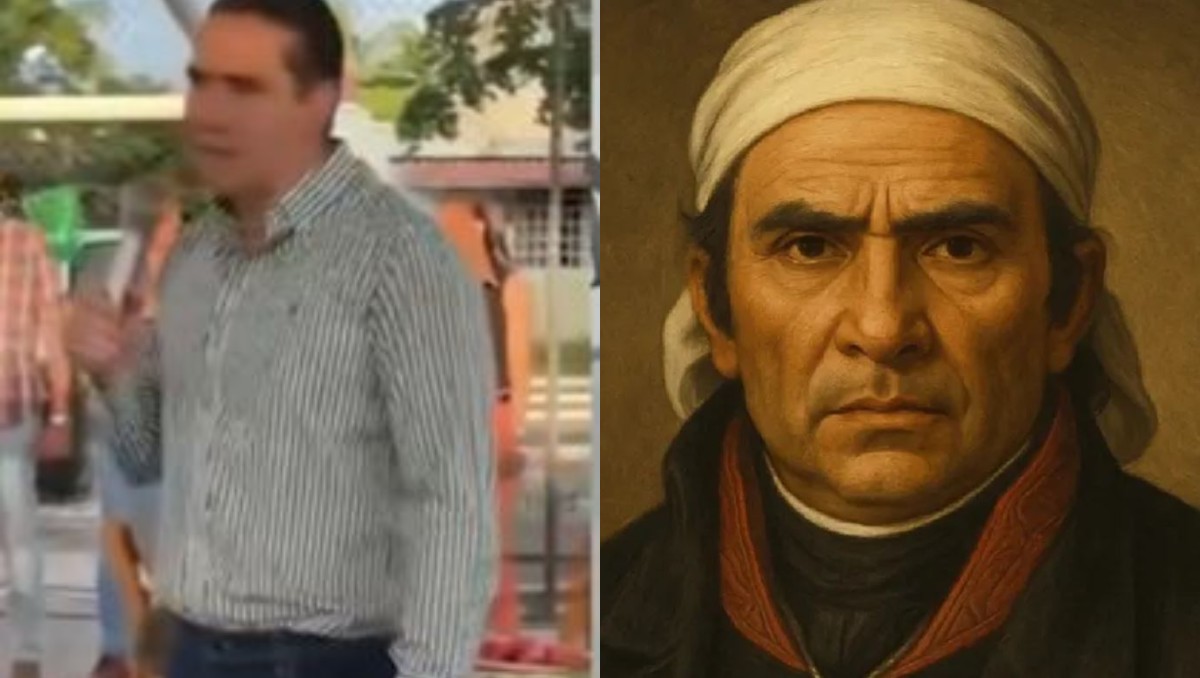 El alcalde cometió el error durante un acto de festejos de Independencia. (Foto: Captura de pantalla)