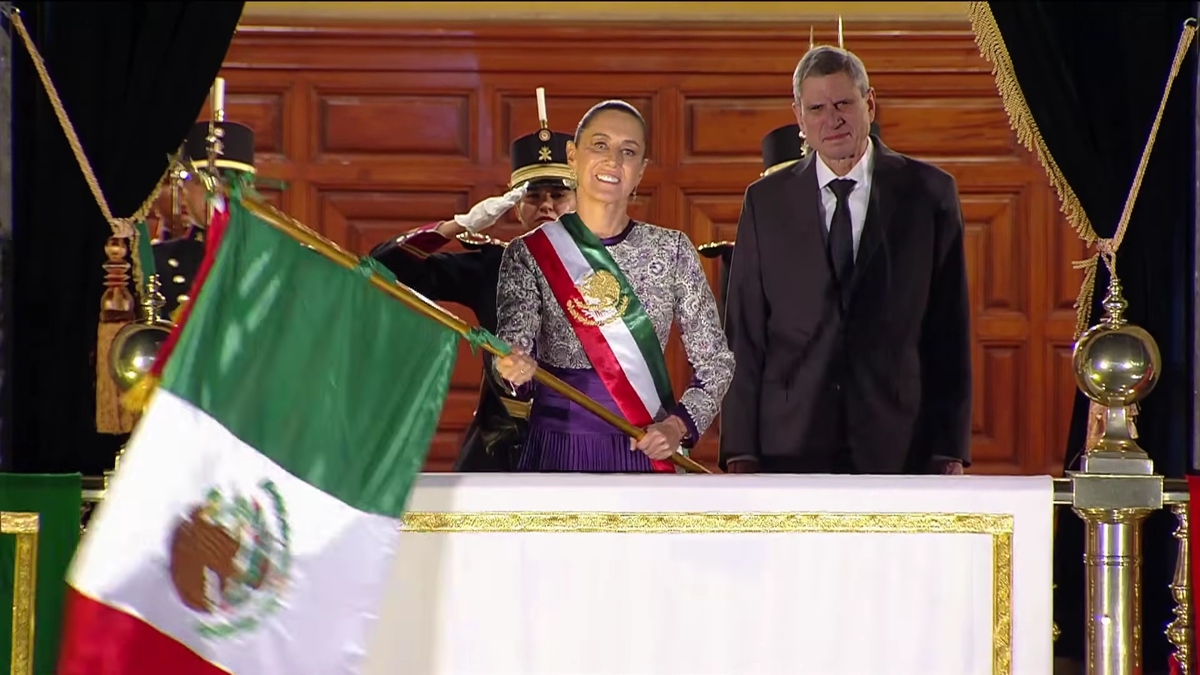 Arenga de la presidenta Claudia Sheinbaum. | Captura de pantalla