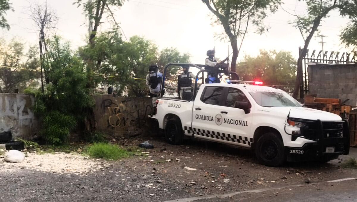 El lugar fue asegurado por elementos de la Guardia Nocional. | Miranda Arias.