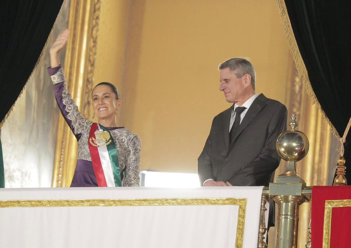 Claudia Sheinbaum Pardo, durante el 215 aniversario del Grito de independencia | Ariel Ojeda