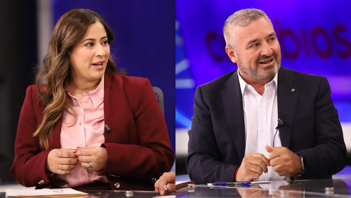 Esther Martínez, diputada de Morena, y Javier Caballero, diputado del PRI | Luis Guerra