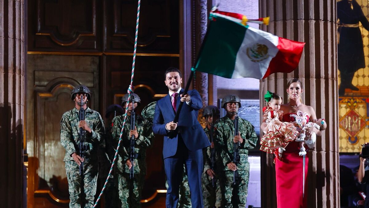 Grito de Independencia 2025 en Monterrey. | Jorge López.