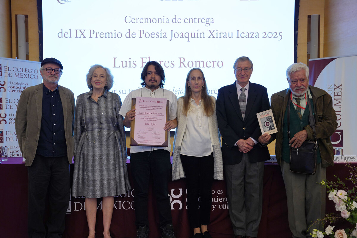 Fue premiado por El Colegio de México y la Fundación Colmex. (Foto: Especial)