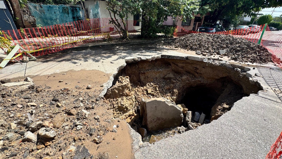 Se abre  nuevo socavón en ciudad madero y Tampico