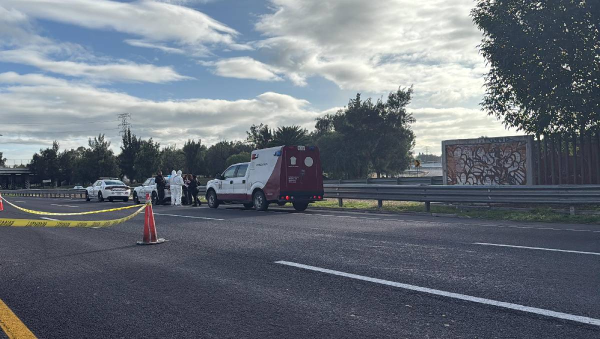 El accidente ocurrió a dos kilómetros de distancia de la caseta Ojo de Agua. Foto: (Osvaldo Müller)