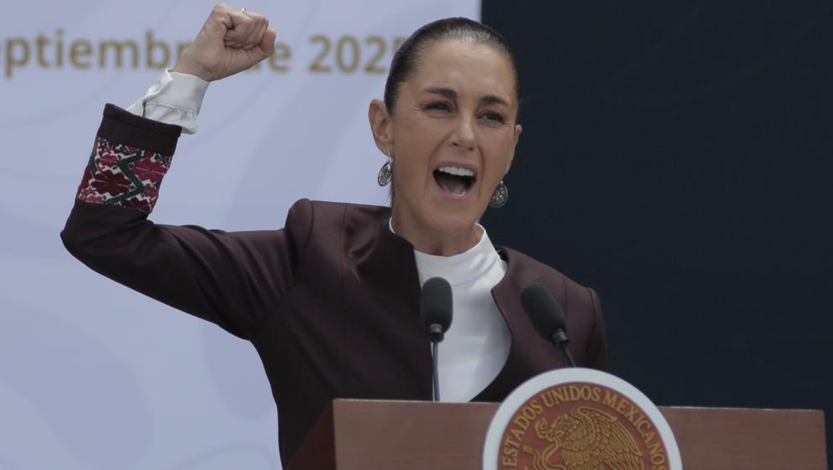 Claudia Sheinbaum grita ¡Viva México! | Ariel Ojeda