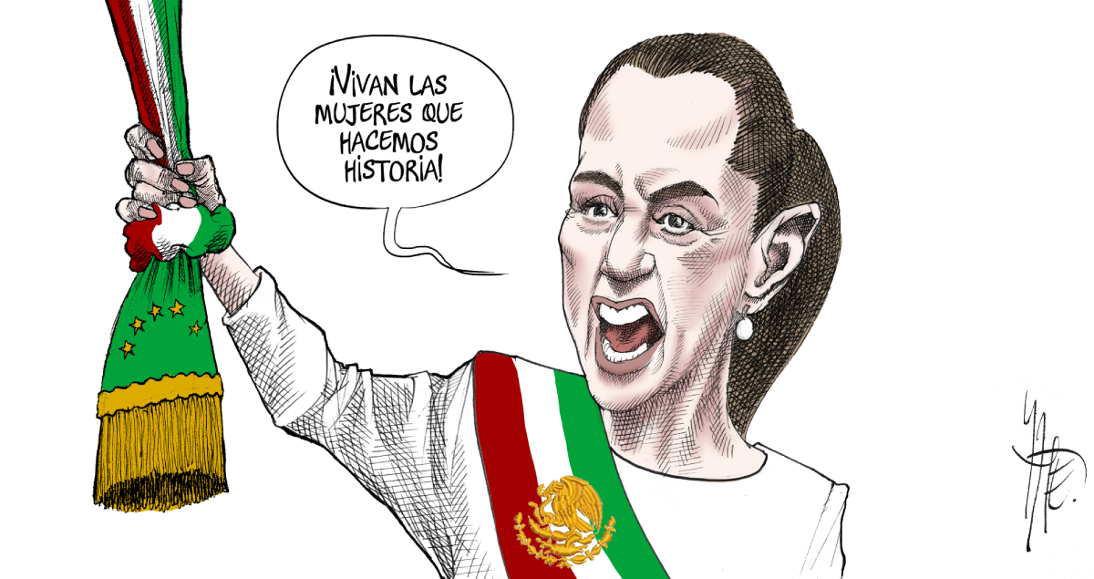 El primer grito de una Presidenta de México