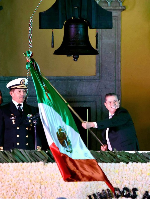 Encabeza Giovani Gutiérrez, conmemoración del Grito de Independencia en Coyoacán
