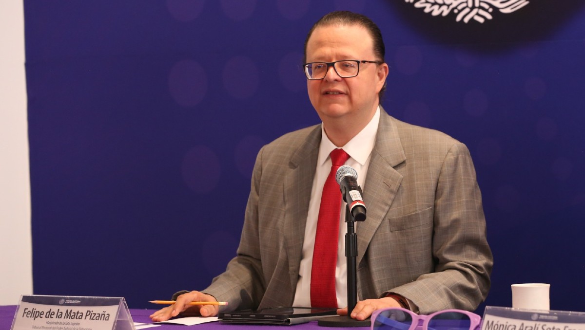 Felipe de la Mata Pinzaña, magistrado del TEPJF. (Foto: Ariana Pérez)