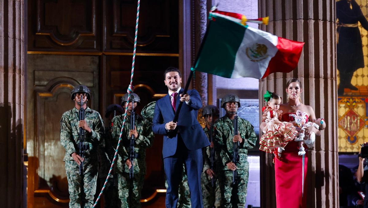 El mandatario arengó a los ciudadanos anoche. Jorge López