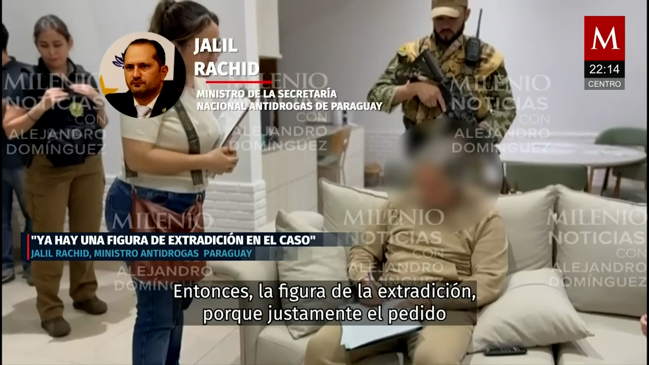 Paraguay confirma pedido de extradición de Hernán Bermúdez y traza hoja de ruta con México