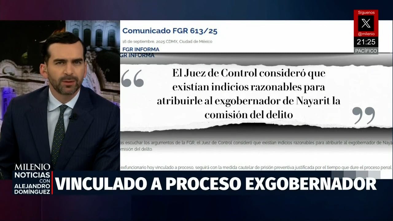 Exgobernador de Nayarit vinculado a proceso por lavado de dinero