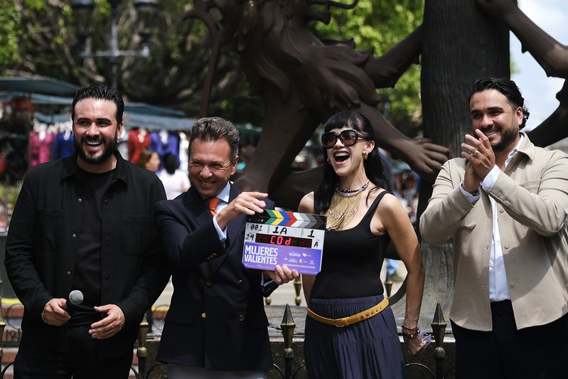 Inicia en Jalisco la filmación de la serie ‘Mujeres Valientes’. (Cortesía)