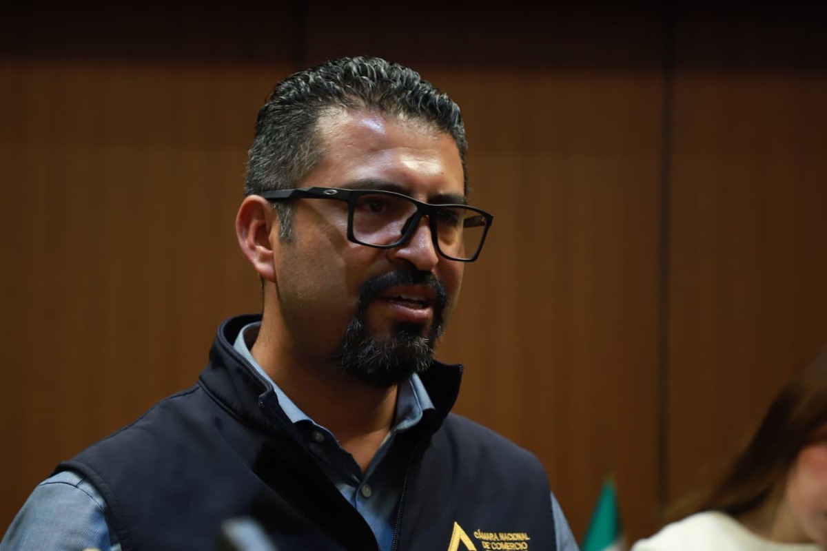 Luis Miguel Escudero, presidente de Canaco Pachuca, reconoció errores en el acercamiento con locatarios. (Foto: Jorge Sánchez)