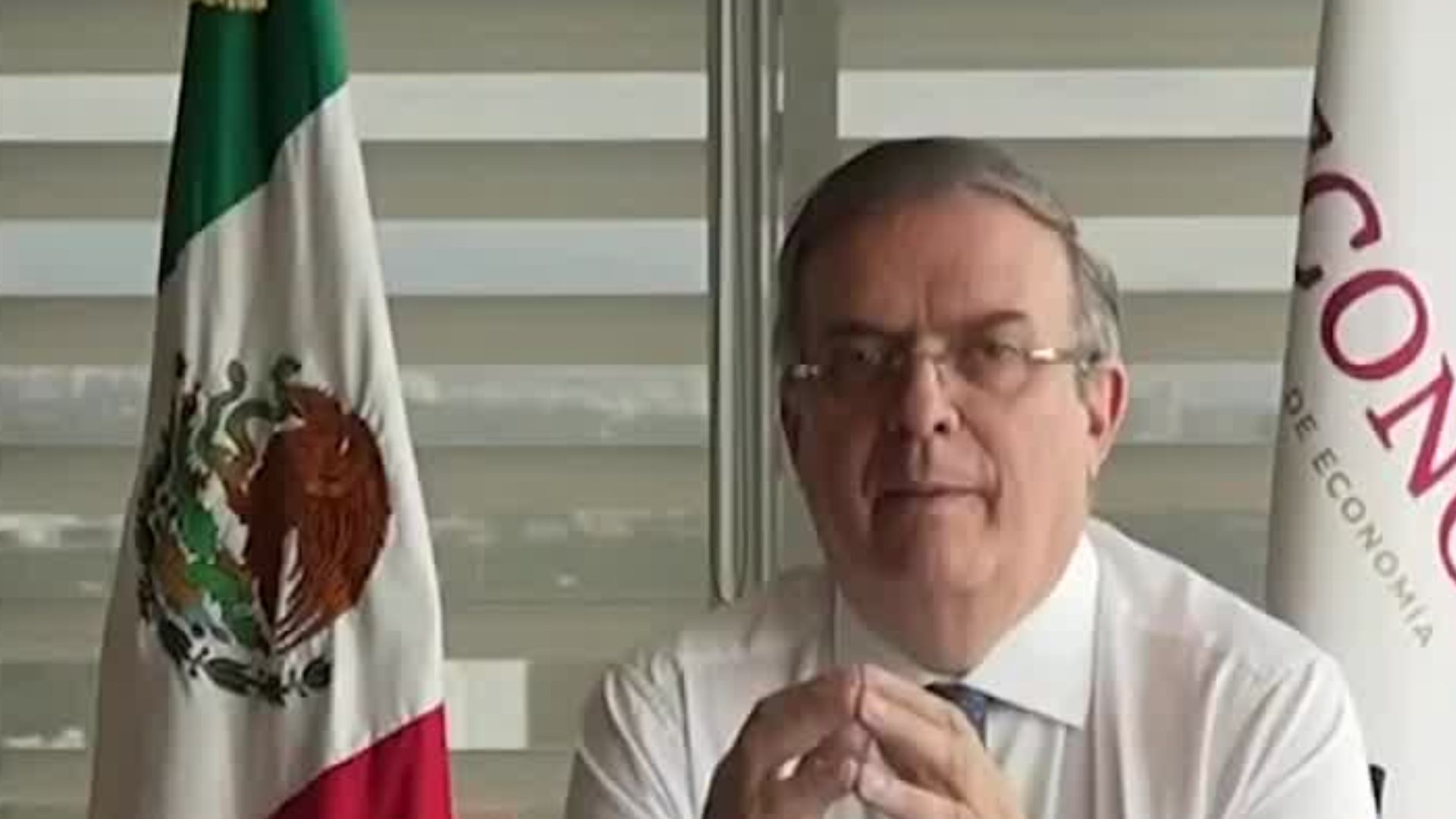 El secretario de Economía, Marcelo Ebrard, aborda el desafío que es la revisión del T-MEC