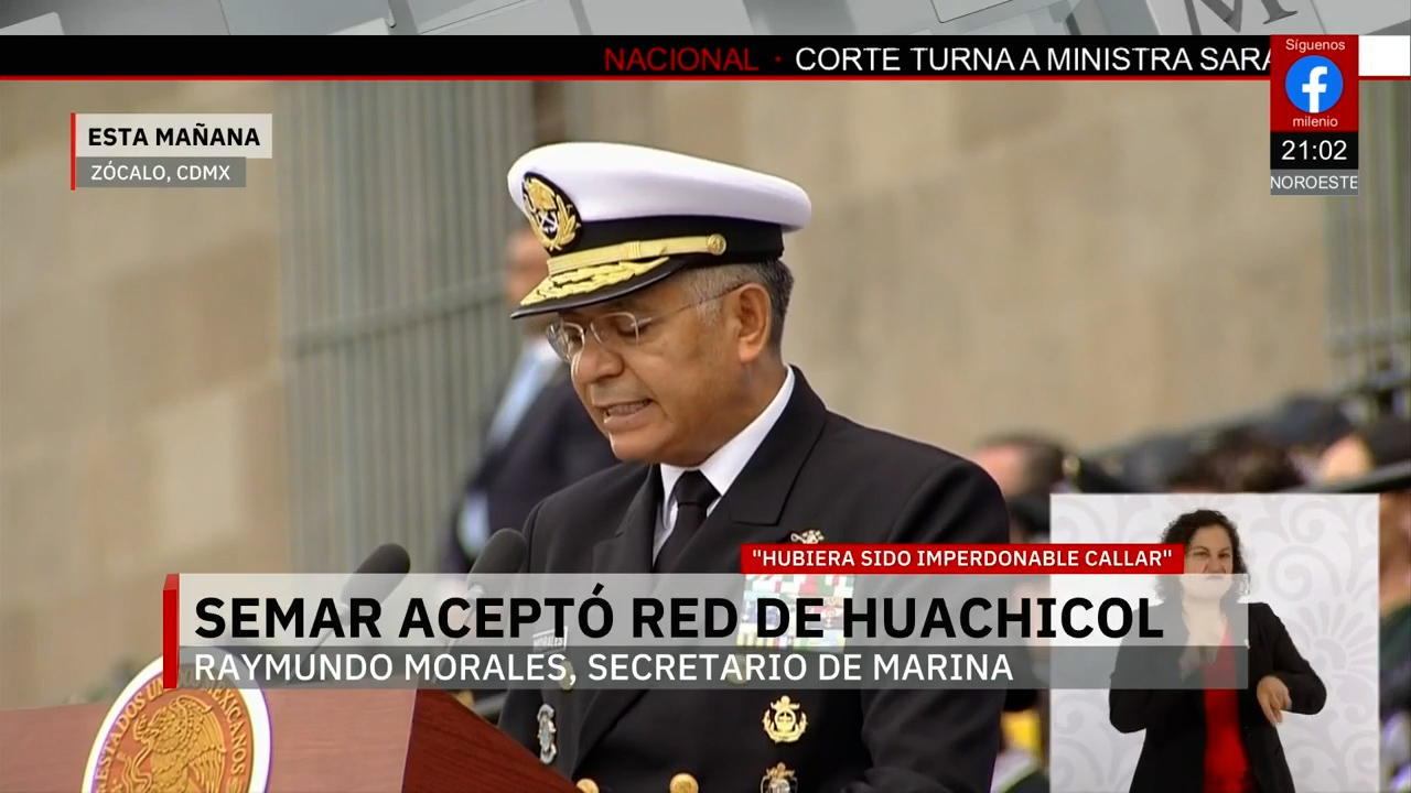 Secretario de Marina alerta sobre corrupción tras desarticulación de red de huachicol