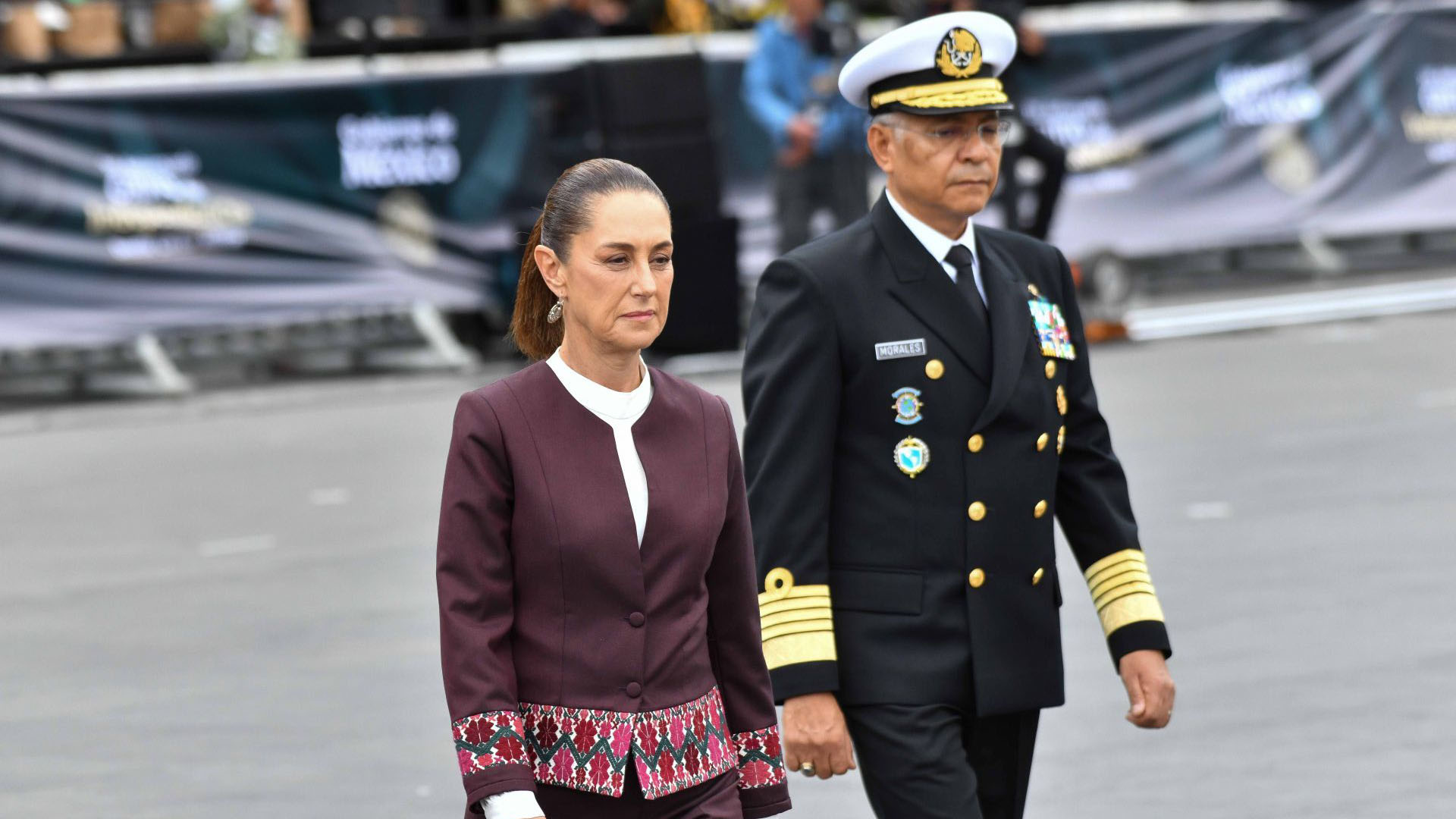 Sheinbaum da opinión respecto al discurso de secretario de la Marina en desfile militar