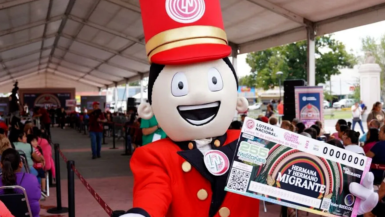Sorteo especial 'México con M de Migrante' deja 100 mdp de ganancias