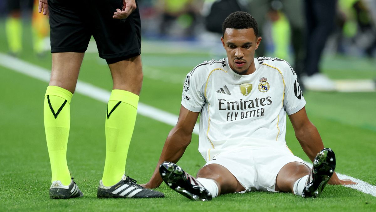 Trent Alexander-Arnold es baja con el Real Madrid por varias semanas por lesión (AFP)