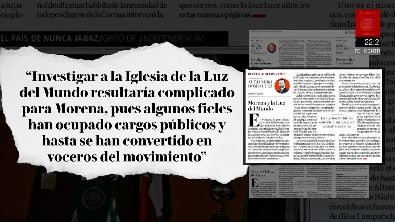 Vínculos de la Luz del Mundo complican investigaciones dentro de Morena