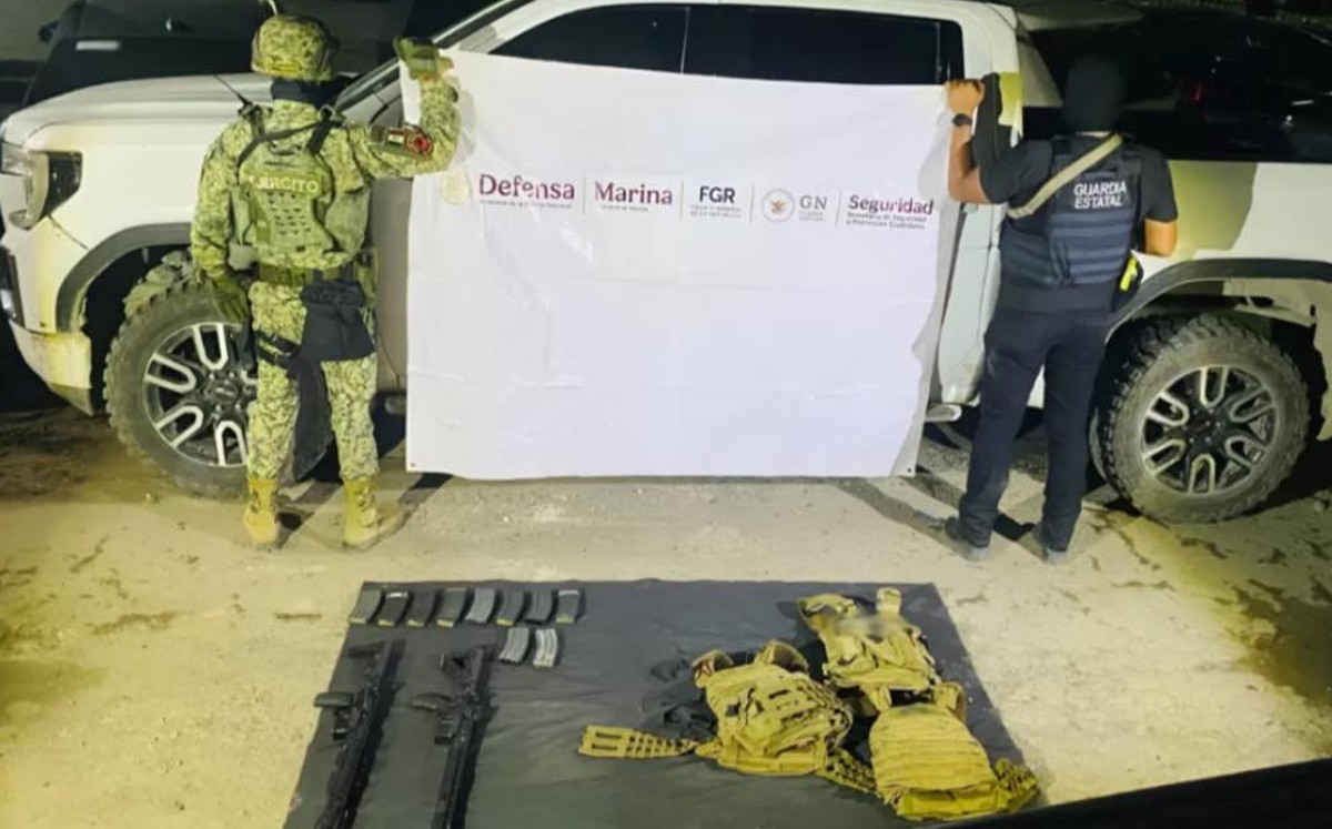 Aseguramientos en Jaumave, Tamaulipas.