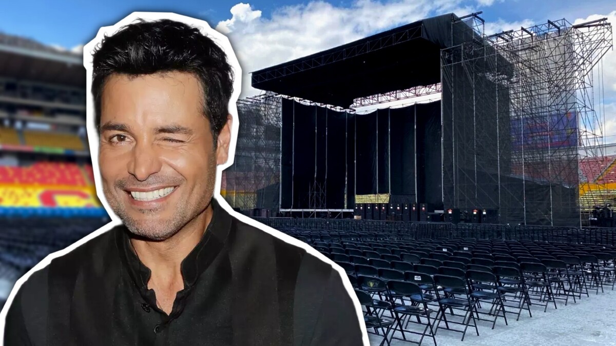 Chayanne en Tampico con escenario más grande que concierto de Luis Miguel en Estadio Tamaulipas