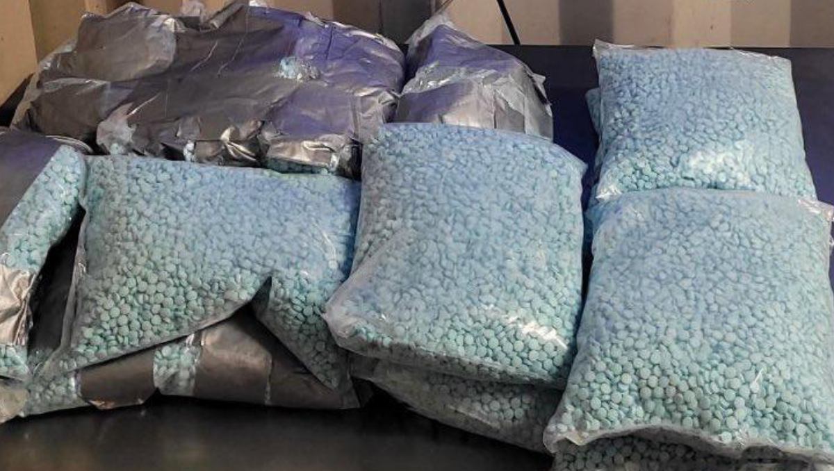 Uno de los decomisos más relevantes fue el de 164 mil 800 pastillas de fentanilo. | Especial