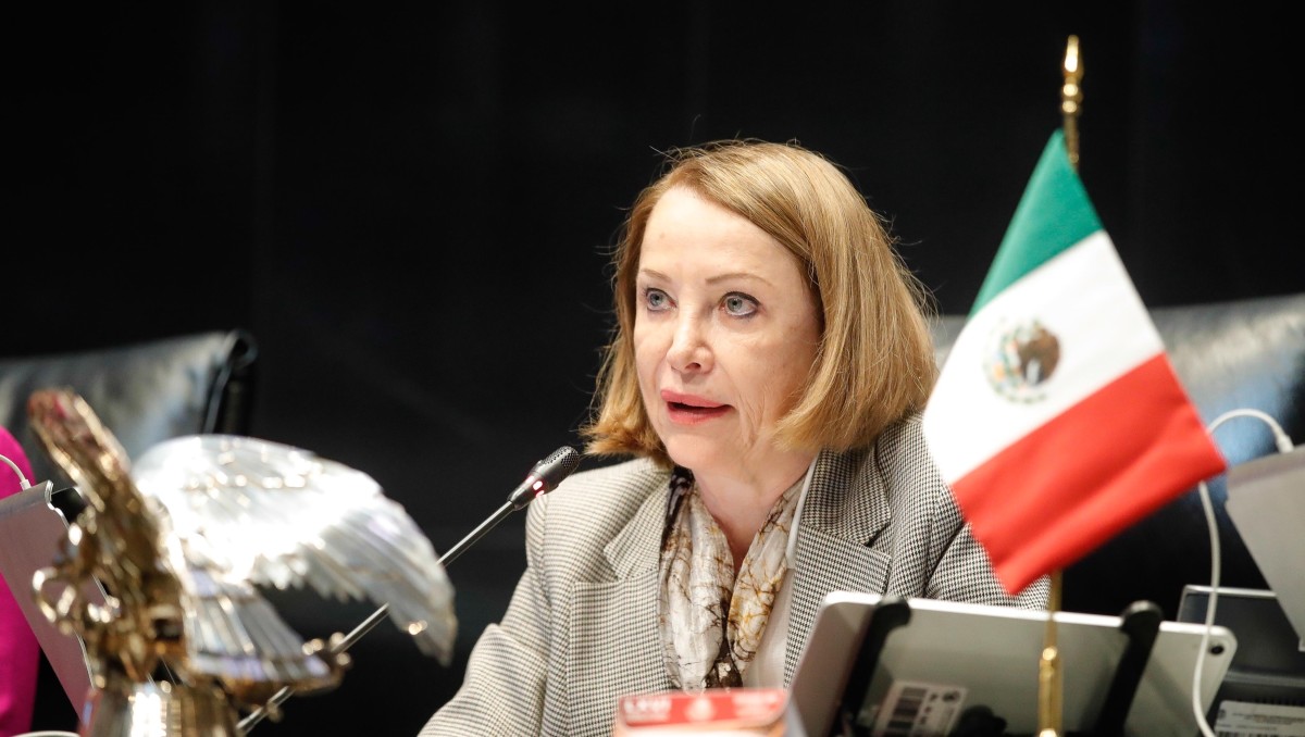 Laura Itzel Castillo defendió el contenido de la iniciativa de reforma a la Ley de Amparo. | Senado de la República