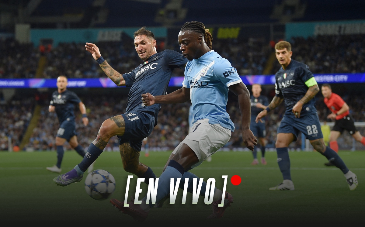 Manchester City vs Napoli EN VIVO. Jornada 1 Champions League 2025 (Reuters)