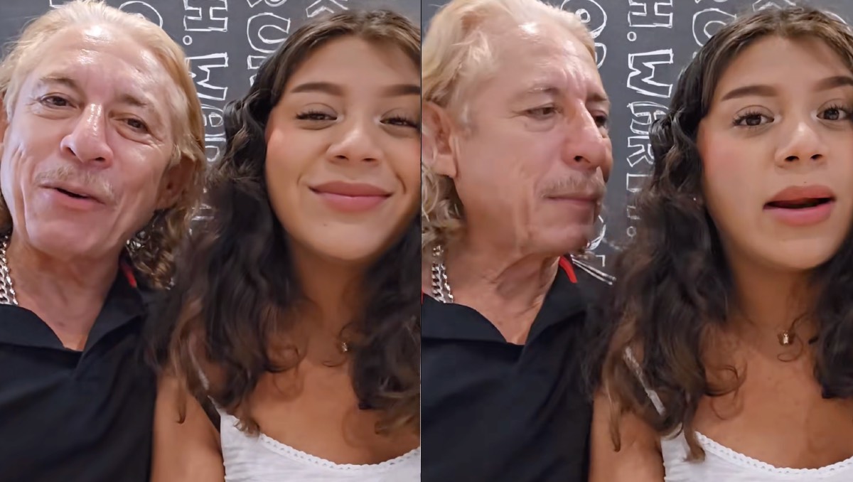 María y Rey, pareja con 38 años de diferencia. | ESPECIAL