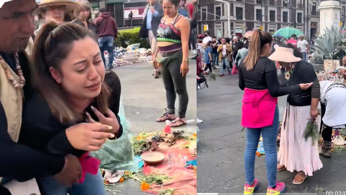 Mujer se quiebra en plena limpia espiritual. | ESPECIAL