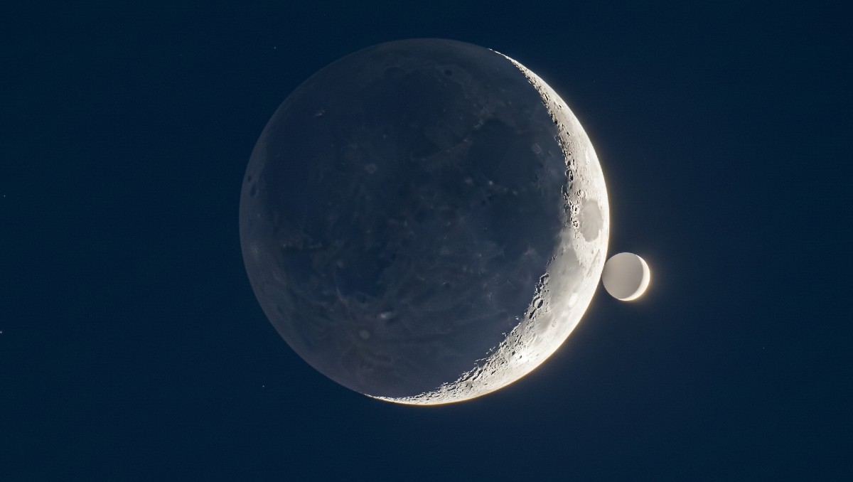 Observa la Luna, Venus y Régulo juntos | IA DISCOVER