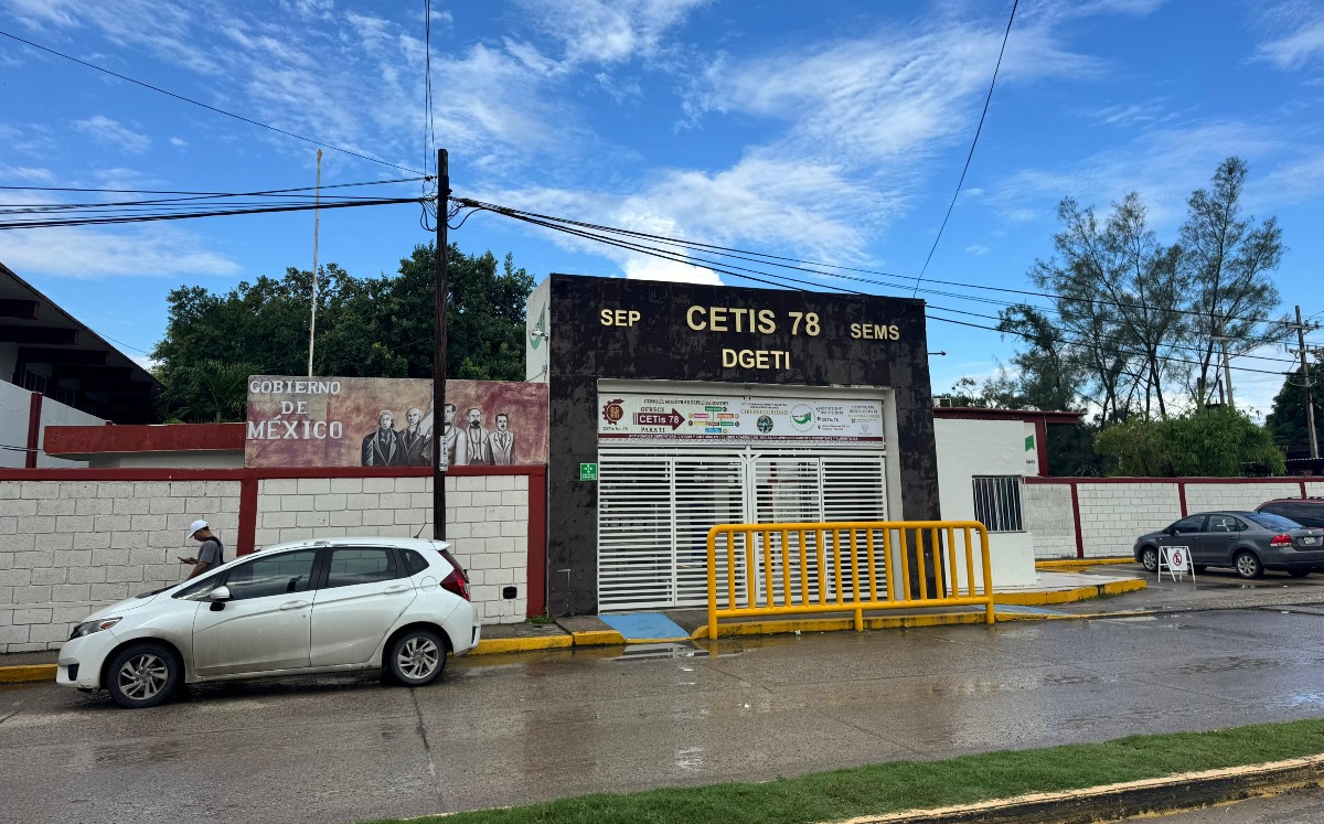 Protesta en CETis 18 en Altamira. | Mario Juarez