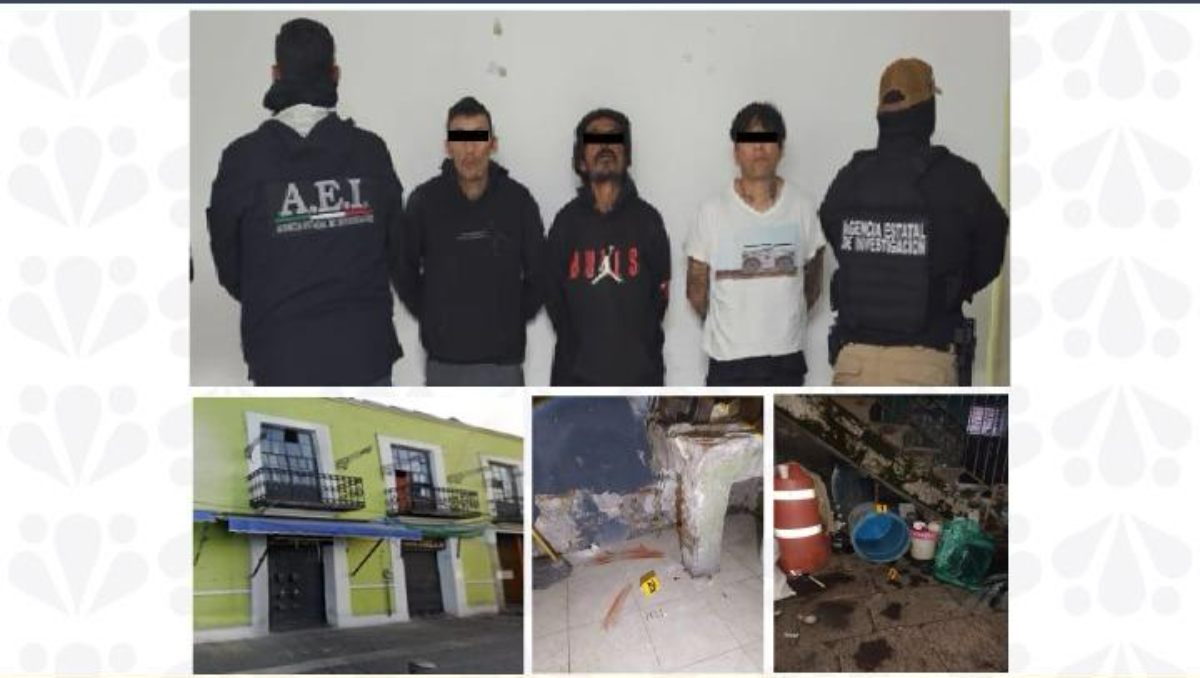Detienen a 3 presuntos involucrados con cadáver entambado en Puebla | Especial