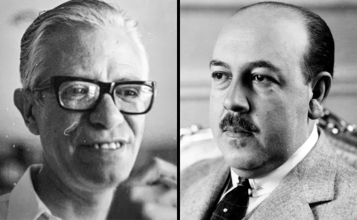 Emilio Uranga y Alfonso Reyes, respectivamente. (Fotos: Archivo, Wikimedia Commons)