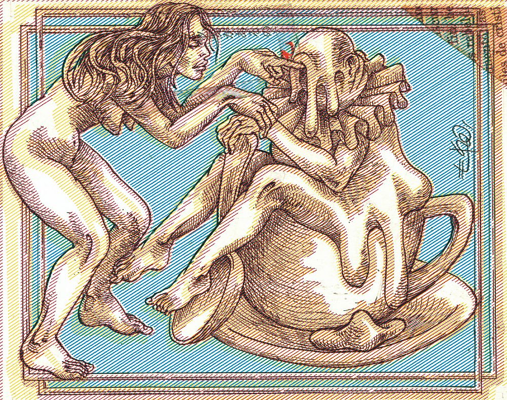 Ex libris: La Du Barry y Voltaire