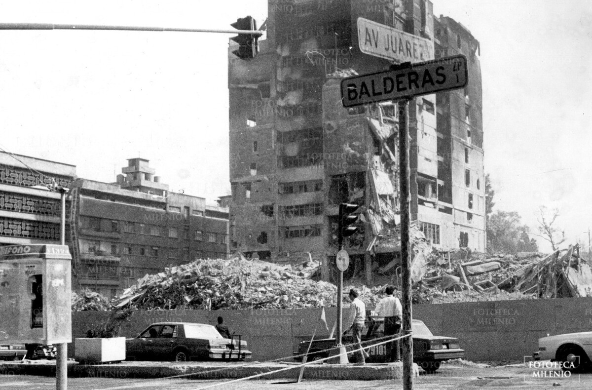 El fútbol, la tragedia y la vida después del terremoto de 1985 (Fototeca Milenio)